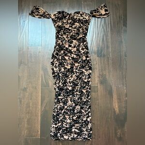 Velvet stretchy sweetheart dress